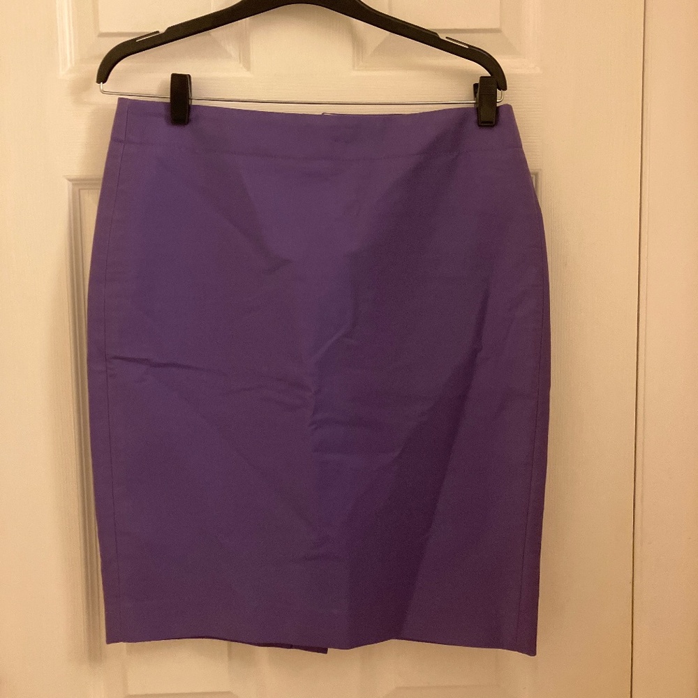 J Crew Size6 Pencil Purple Skirt